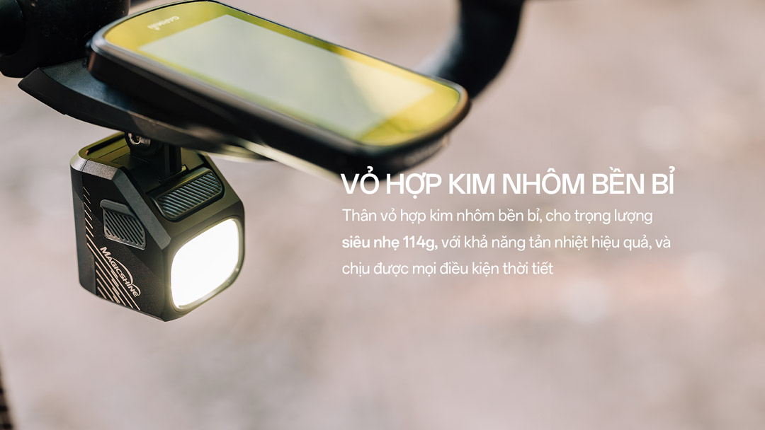 Đèn xe đạp Magicshine EVO 1100 với vỏ hợp kim nhôm