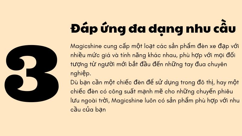 Các tiêu chí đánh giá thương hiệu Magicshine