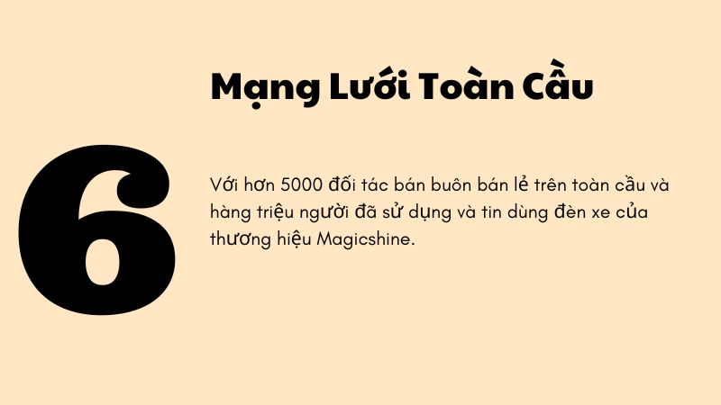 Các tiêu chí đánh giá thương hiệu Magicshine