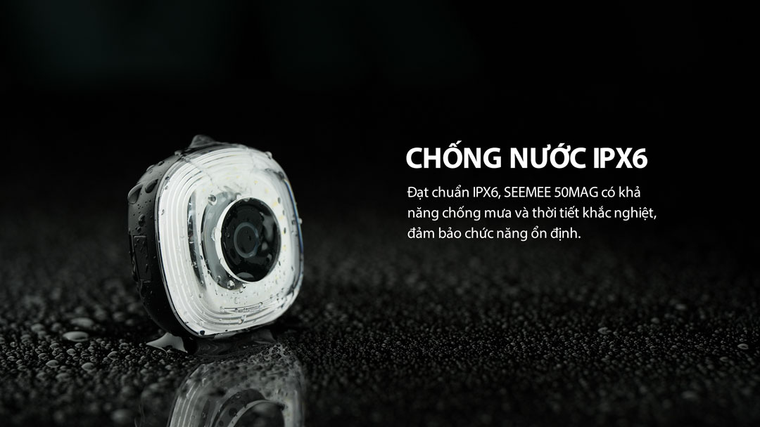 Đèn hậu SEEMEE 50 Mag chống nước theo tiêu chuẩn ipx6