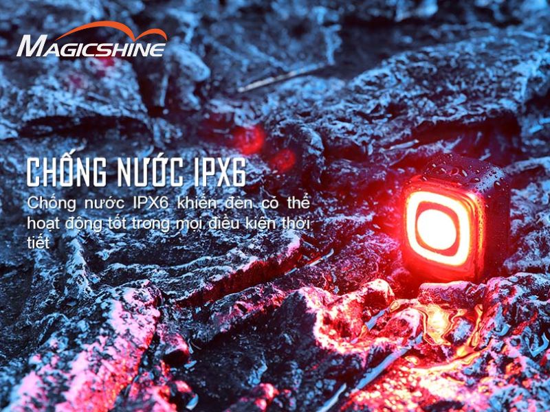 Đèn hậu SEEMEE 200V3 đạt tiêu chuẩn chống nước IPX6