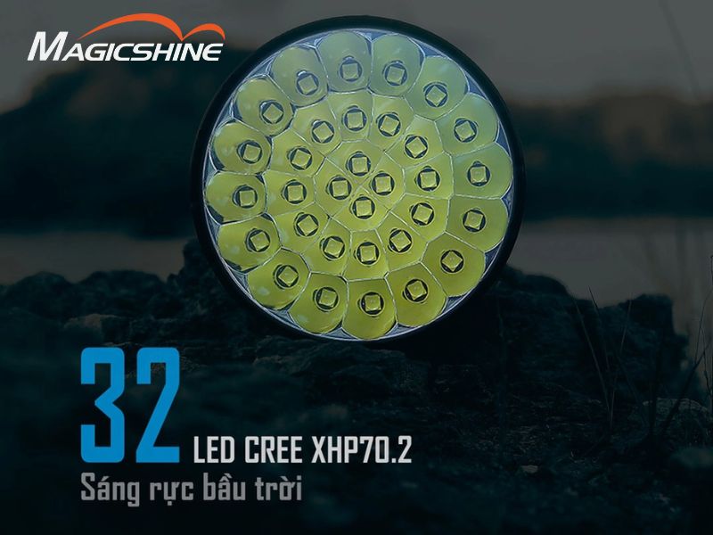 LED CREE XHP70.2 của đèn pin sáng nhất thế giới