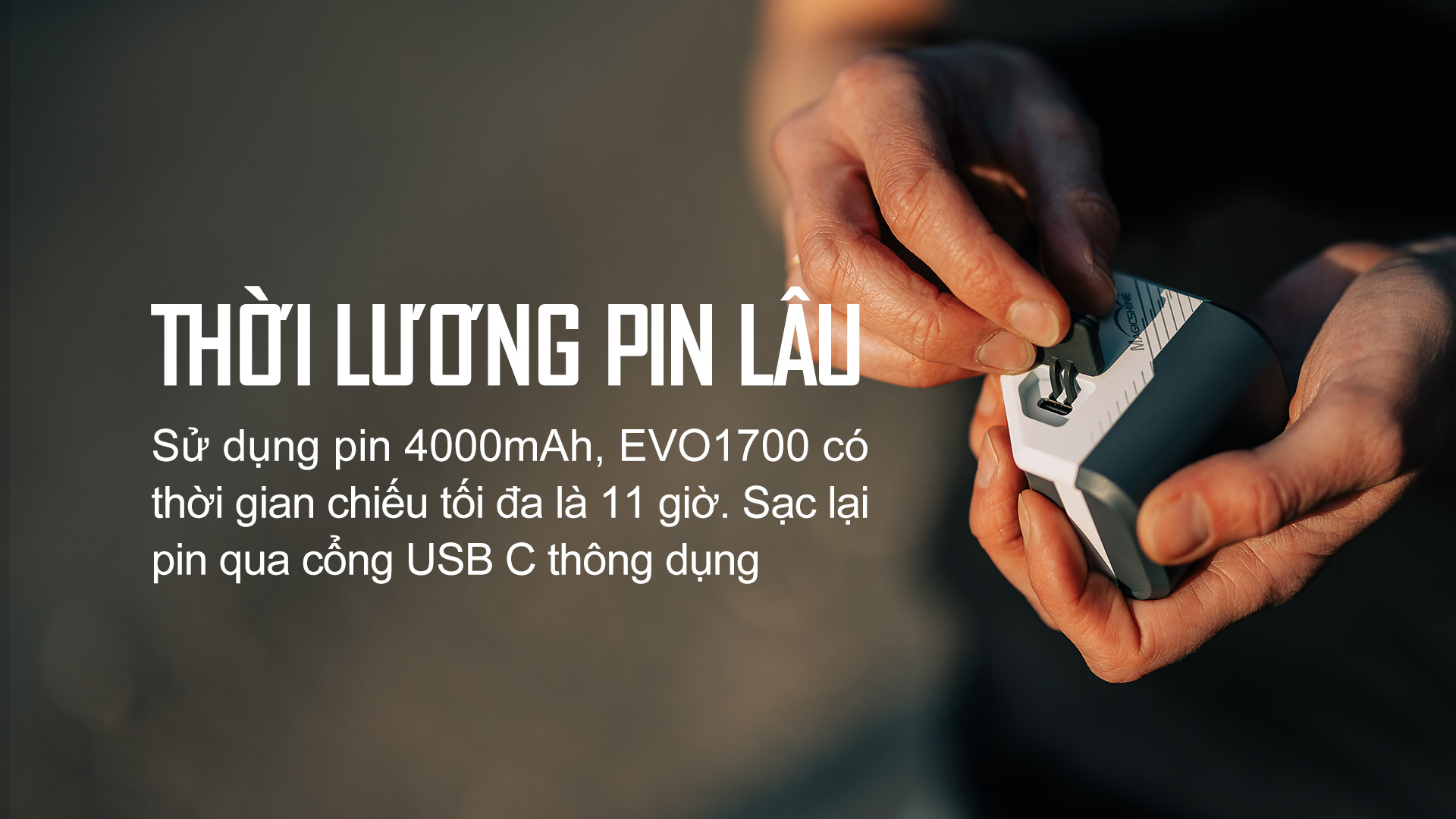 pin EVO 1700 dung lượng 4000mAh