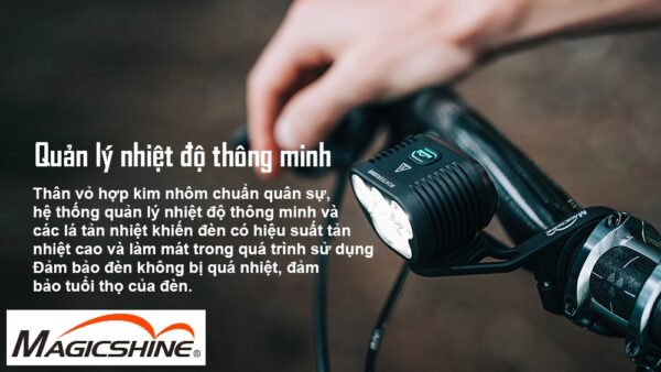 Đèn sử dụng hệ thống tản nhiệt thông minh