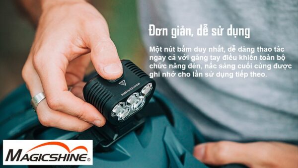 Sử dụng đơn giản chỉ 1 nút bấm