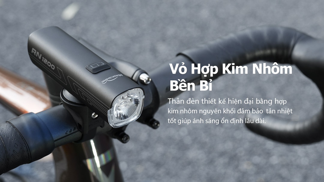 Thân đèn RN 1200 V2 gia công hợp kim nhôm