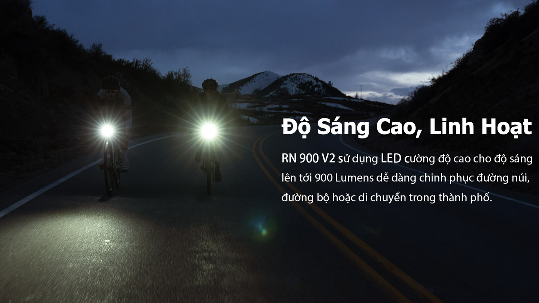 RN 900 có độ sáng 900 lumens