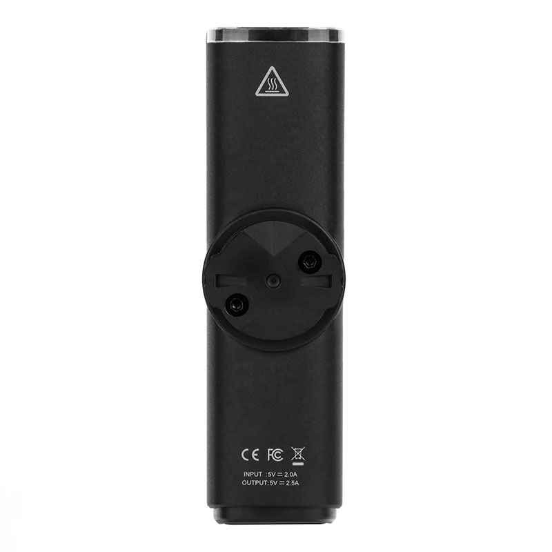 Mặt sau đèn Magicshine Allty lắp sẵn đế chuyển đổi ngàm Garmin.