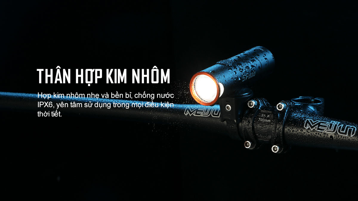 Đèn MAGICSHINE SF1800 chống nước IPX6, vỏ hợp kim nhôm bền bỉ