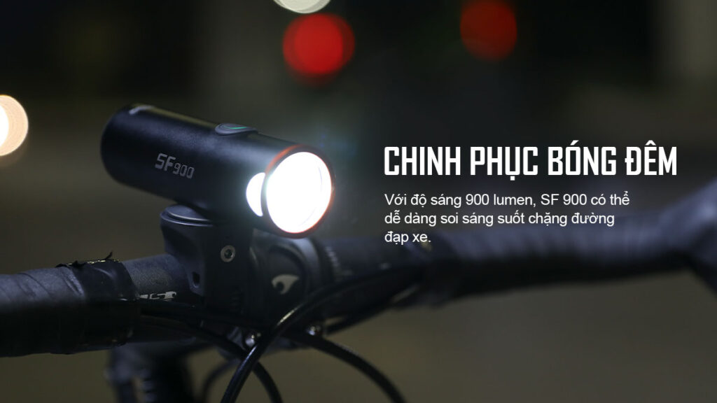 Magicshine SF900 chiếu sáng mạnh 900 lumen ban đêm