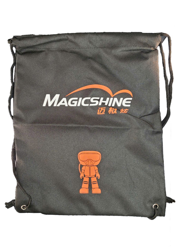 Túi dây rút Magicshine màu đen in logo đựng phụ kiện đèn xe đạp