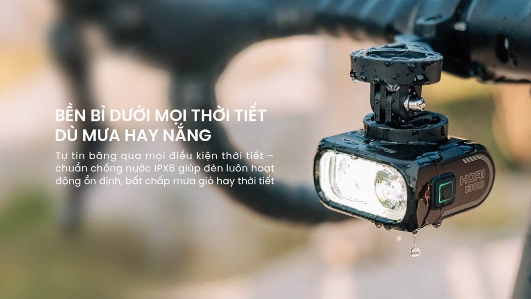 Magicshine HORI 1300 chống nước IPX6
