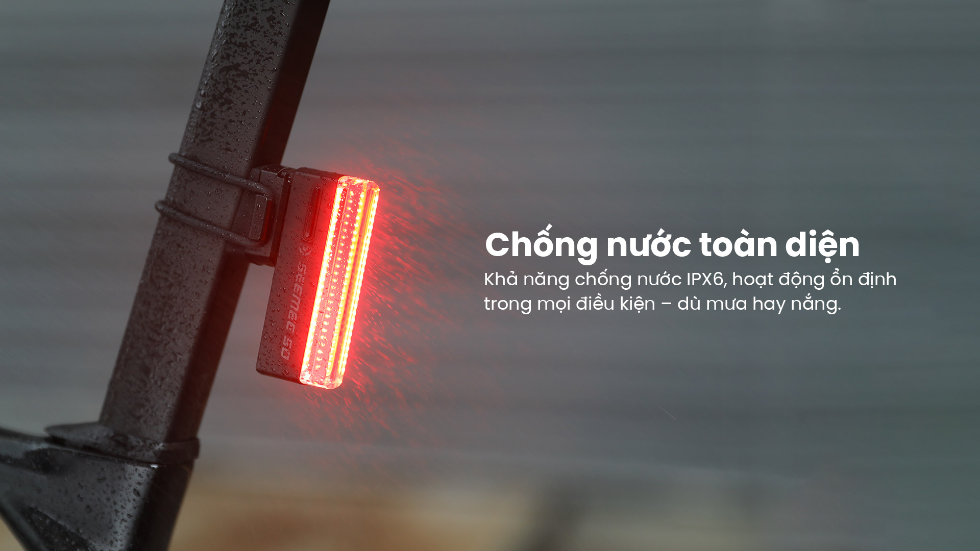 Đèn hậu xe đạp chống nước IPX6 Magicshine SEEMEE 50 Pro