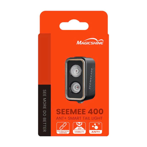 Hộp sản phẩm đèn hậu xe đạp Magicshine SEEMEE 400 ANT+ chính hãng