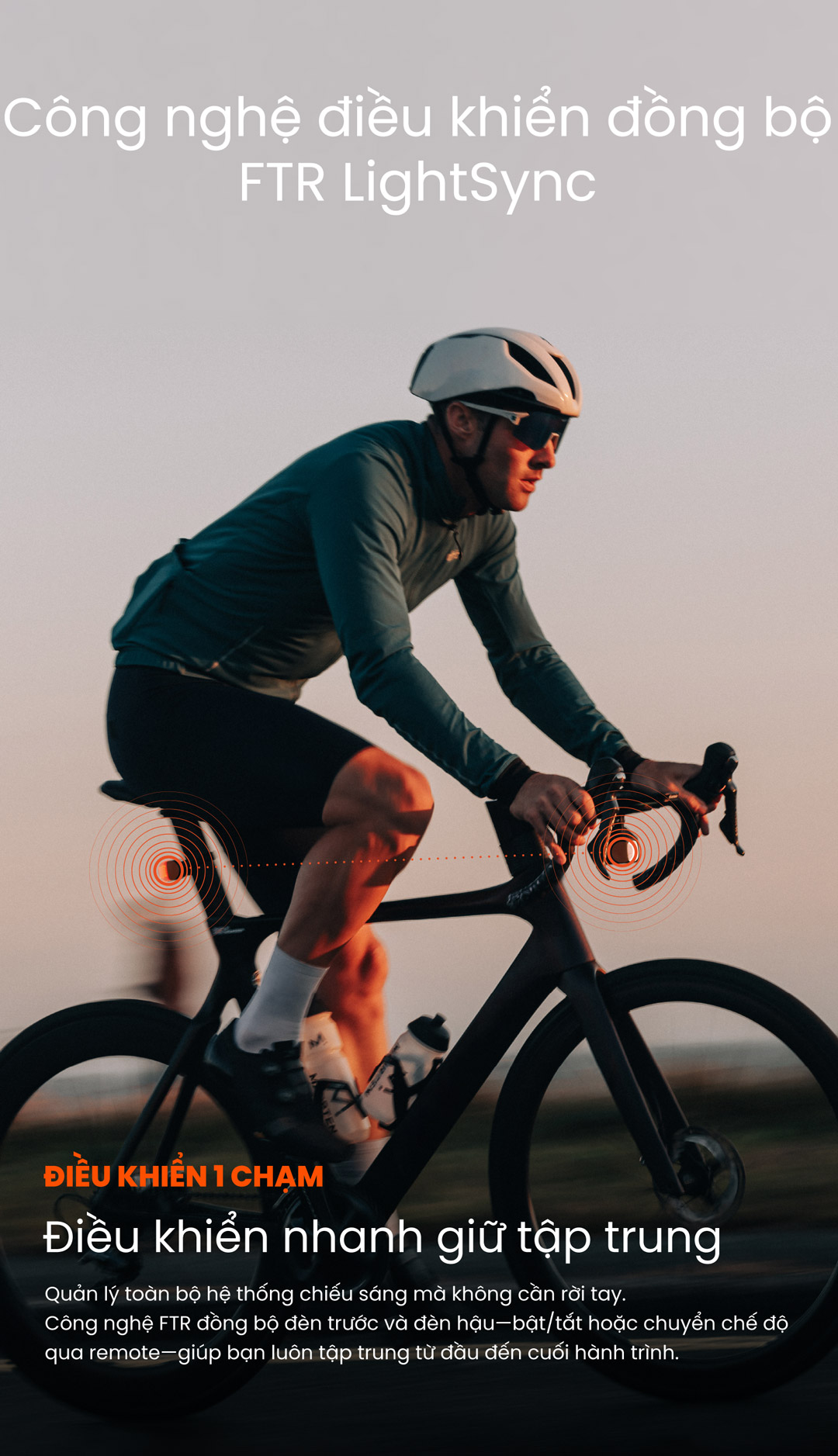 Công nghệ FTR LightSync trên Magicshine EVO 1700 Pro