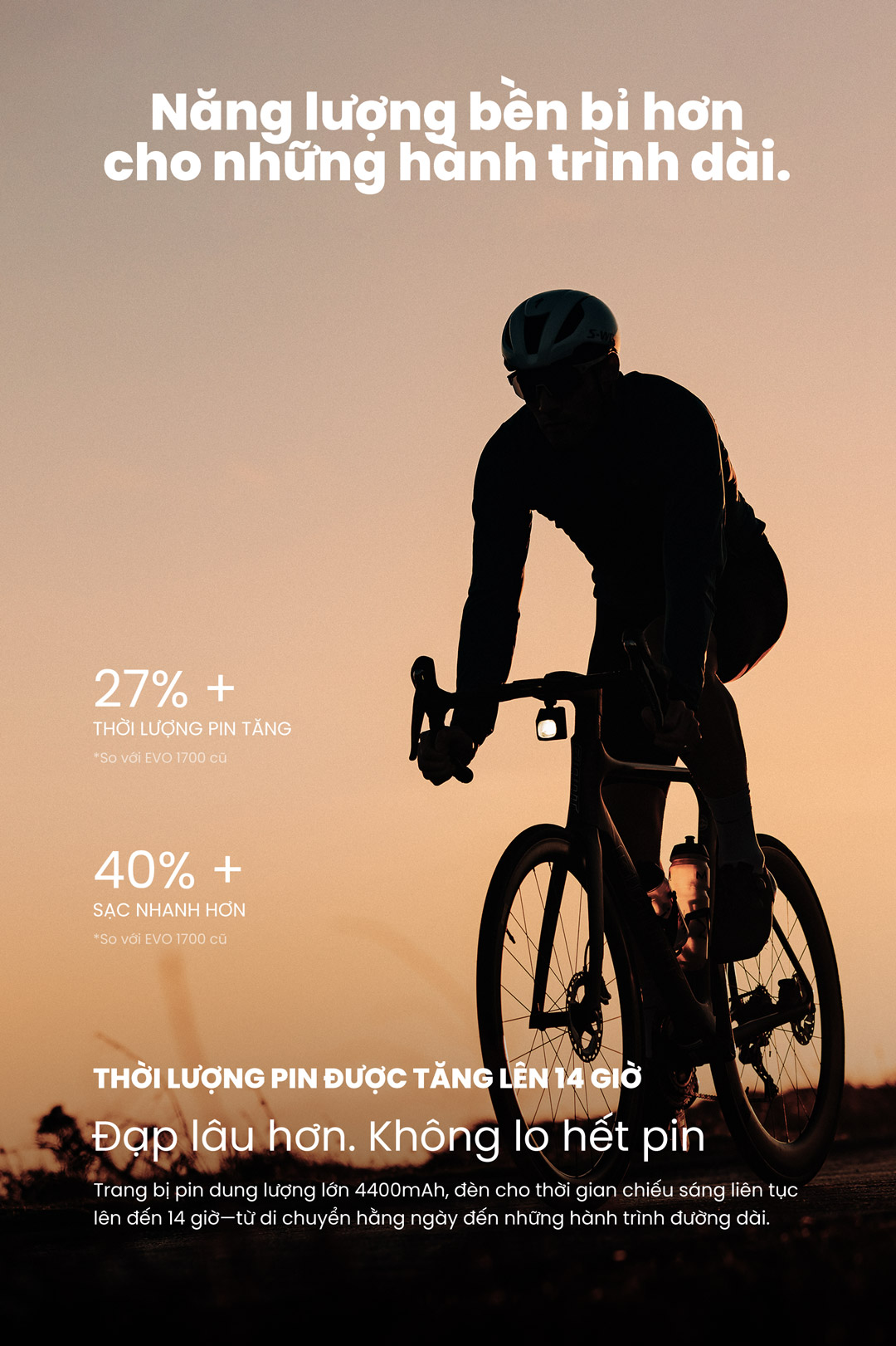 Đèn xe đạp Magicshine EVO 1700 Pro pin 4400mAh