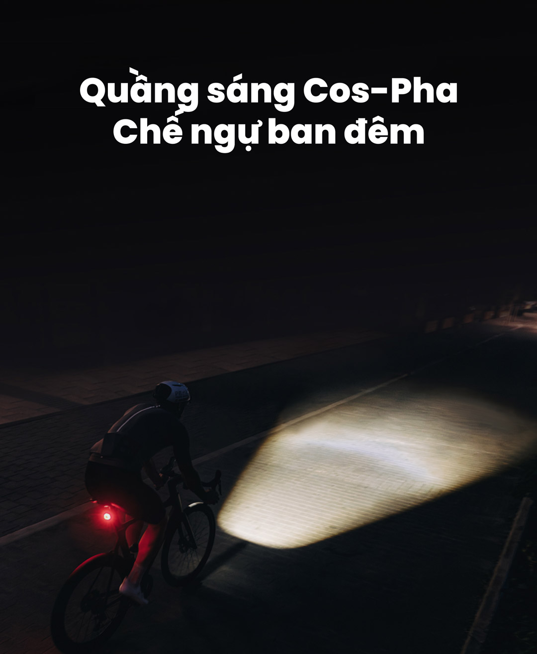 Đèn xe đạp Magicshine EVO 1700 Pro chiếu sáng ban đêm