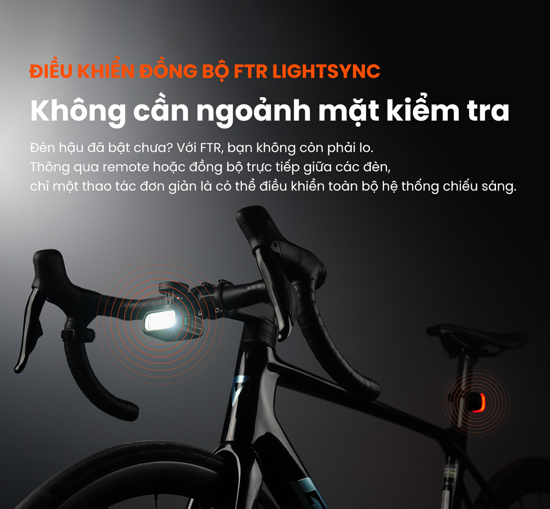Điều khiển đồng bộ FTR LightSync của Magicshine HORI 1300 Pro