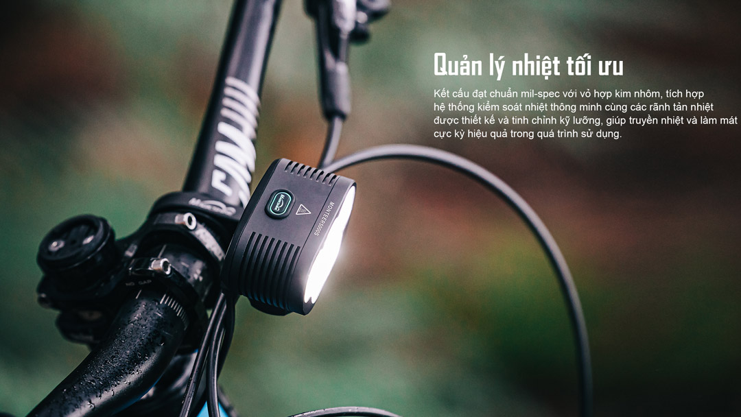 Magicshine Monteer 5000S quản lý nhiệt tối ưu