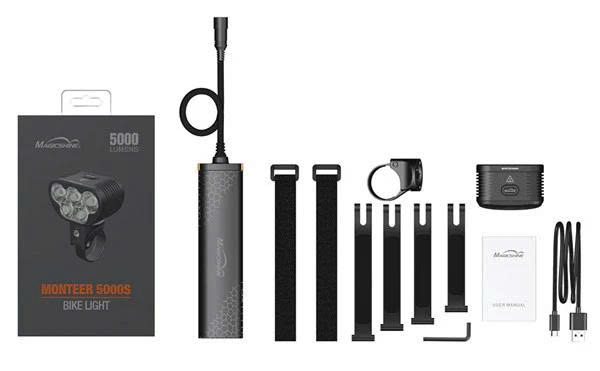 Bộ phụ kiện đèn xe đạp Magicshine Monteer 5000S