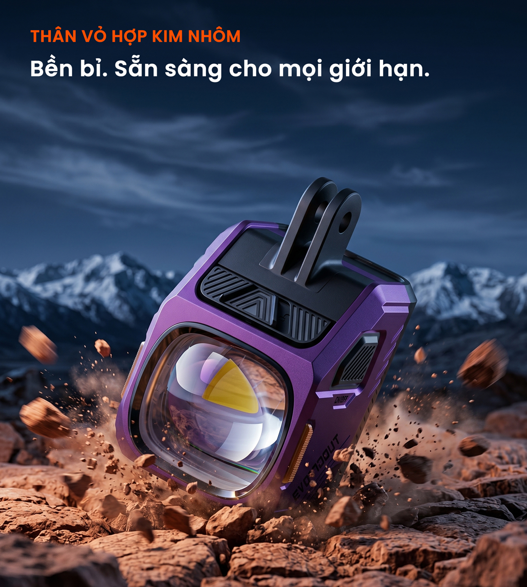 Thân nhôm bền bỉ Magicshine EVO 1700 UT